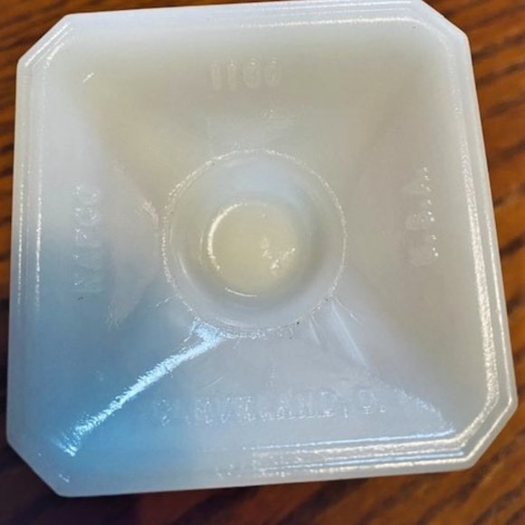 Vintage Milk Glass footed Compote /Center Piece- Circa 1960's - Picture 5 of 8